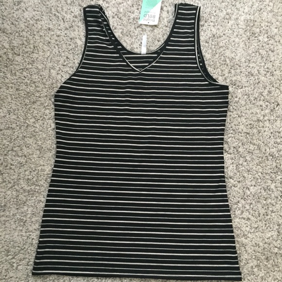 Honey and Lace Tops - Honey & lace Melrose tank 2XL reversible stripes